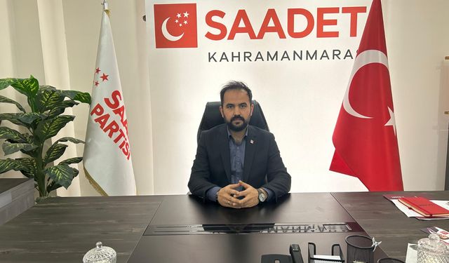 Saadet Partisi Kahramanmaraş İl Başkanı İsrafil Öztürk’ten 12 Şubat Mesajı
