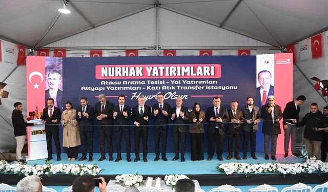Büyükşehir’in Nurhak Yatırımlarının Açılışı Gerçekleştirildi