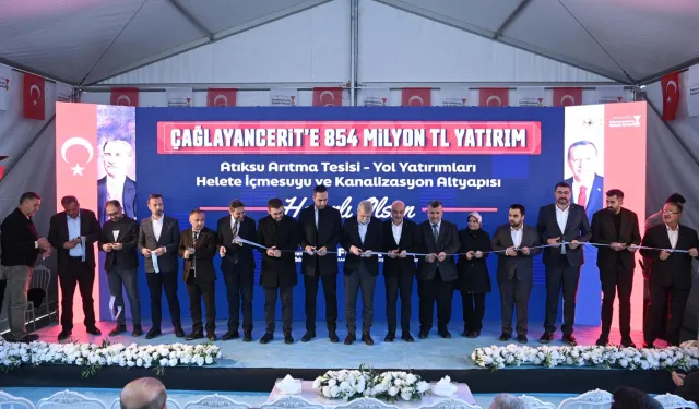 Çağlayancerit’in İleri Biyolojik Atıksu Arıtma Tesisi Hizmete Alındı