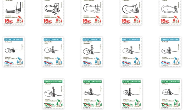 PTT'den 'Osmanlı Padişah Tuğraları'