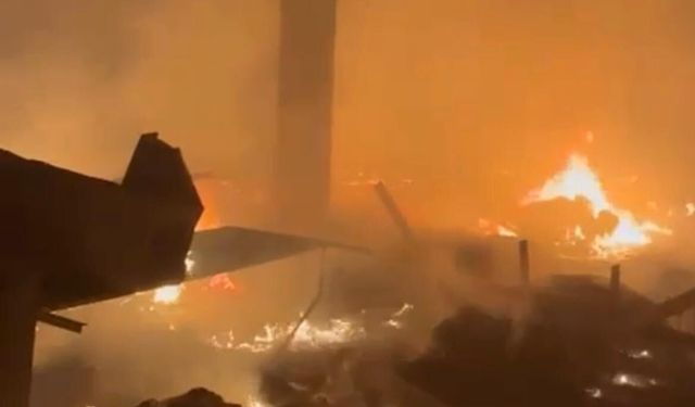 Kahramanmaraş’ta Çırçır Fabrikasında Korkutan Yangın