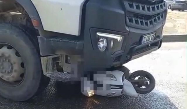 Kahramanmaraş’ta Beton Mikseri ile Motosiklet Çarpıştı Sürücü Öldü