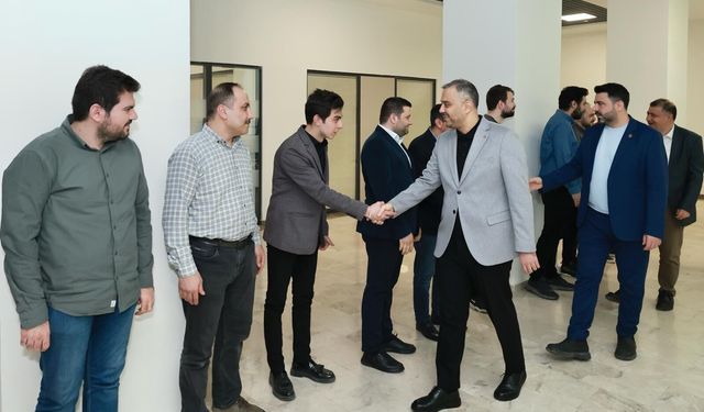 Başkan Toptaş, Belediye Personeliyle Bayramlaştı