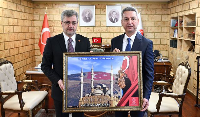 MHP Kahramanmaraş İl Başkanı Mansur Metehan’dan KSÜ Rektörü Okumuş’a Ziyaret