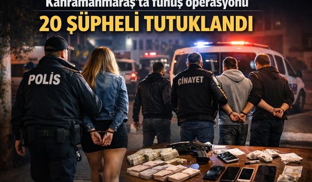 Kahramanmaraş Merkezli 8 İlde 20 Kişi Tutuklandı!
