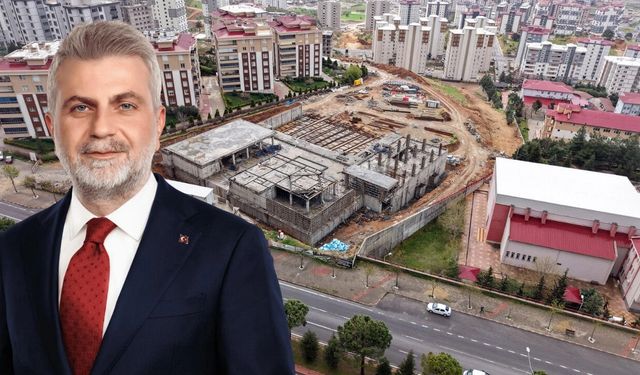 Kahramanmaraş’ın Yeni Nesil Gençlik ve Spor Kompleksi Hızla Yükseliyor