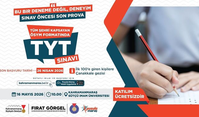 Üniversiteye Hazırlanan Gençlere Büyükşehir’den Ödüllü Deneme Sınavı