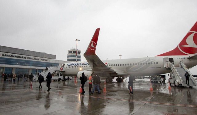 Kahramanmaraş Havalimanı Mart Ayı Yük Trafiği 208 Ton!