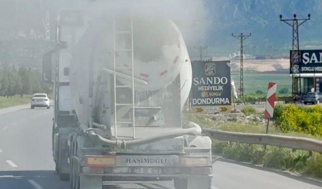 Kahramanmaraş'ta Beton Mikseri Trafiği Birbirine Kattı!