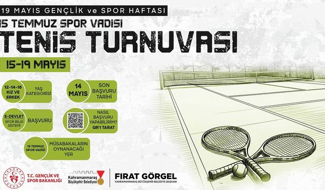 Minik Raketler 19 Mayıs Coşkusunu Kortta Yaşayacak; Turnuvaya Başvurular Başladı