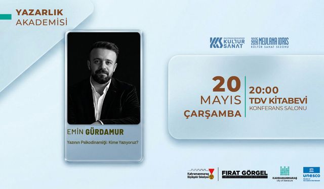 Yazar Emin Gürdamur, Yazının Psikodinamiğini Anlatacak
