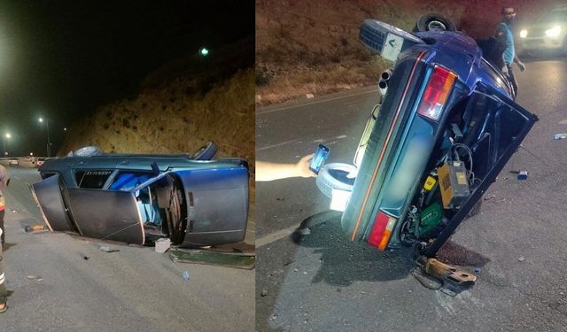 Kahramanmaraş'ta Otomobil Devrildi: Bir Yaralı Var!