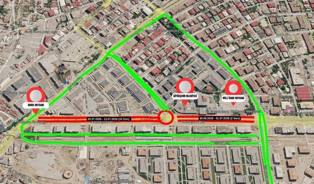 Sürücülerin Dikkatine! Azerbaycan Bulvarı’nda Kısmi Trafik Düzenlemesi