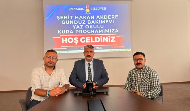 Onikişubat Belediyesi’nin ‘Minik Kalpler Yaz Okulu’nda kuralar çekildi