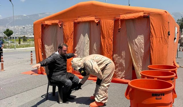 Kahramanmaraş Devlet Hastanesi’nde KBRN Tatbikatı