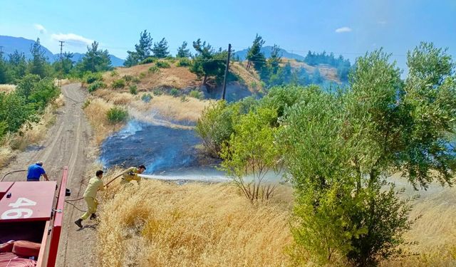 Kahramanmaraş’ta Ziraat Yangını Kontrol Altına Alındı