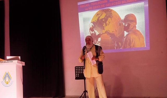 Afşin'de Afet Bilinçlendirme Konferansı: Genel Başkan Songül Yetgin'e Yoğun İlgi