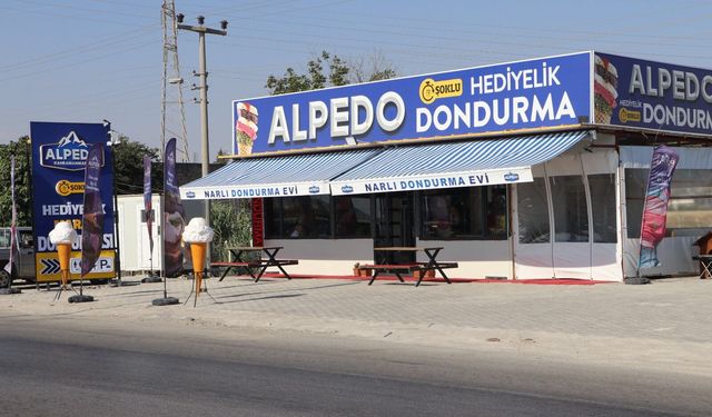 Kahramanmaraş'ta Narlı Dondurma Evi Açıldı