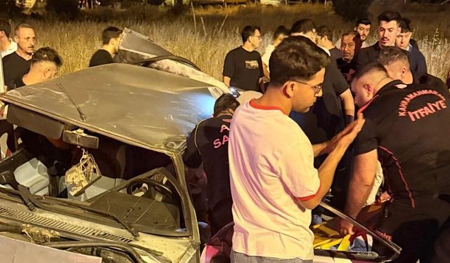 Kahramanmaraş'ta Otomobil Takla Attı: 2 Yaralı