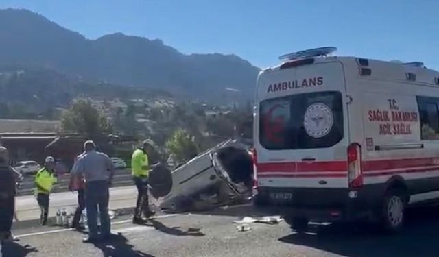 Kahramanmaraş-Göksun yolunda feci kaza! 1 ölü, 4 yaralı