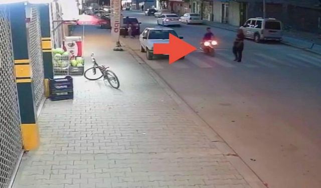 Kahramanmaraş'ta Yaşlı Adama Motosiklet Çarptı