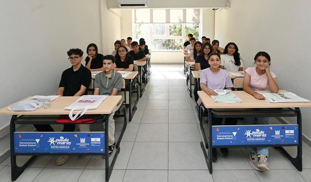 Pusula Maraş Eğitim Merkezi’nde İlk Ders Zili Çaldı