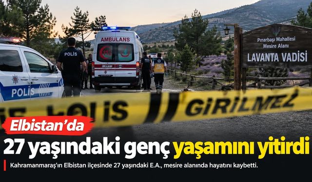Kahramanmaraş'ta 27 Yaşındaki Genç Hayatını Kaybetti