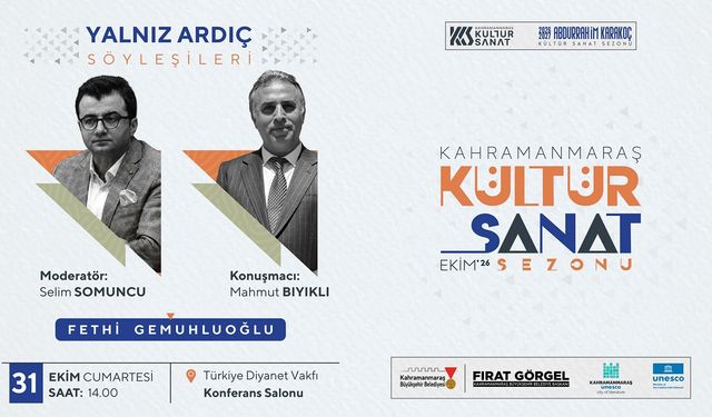 Büyükşehir’den 31 Ekim’de Edebiyat ve Gençlik İçin İki Özel Buluşma