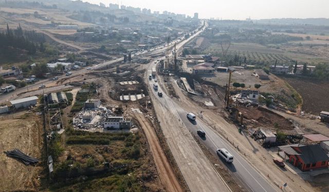 Kuzey Çevre Yolu Batı Girişi Hızla Yükseliyor