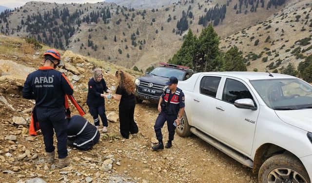 Kahramanmaraş’ta Dağlık Arazide Fenalaştı AFAD Yetişti