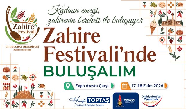 Kadın emeği, zahirenin bereketiyle buluşuyor: Onikişubat’ta Zahire Festivali heyecanı