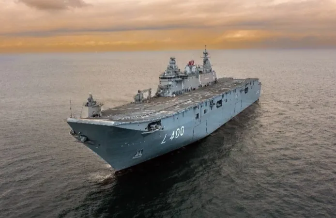 NATO: TCG Anadolu Letonya Kıyılarında