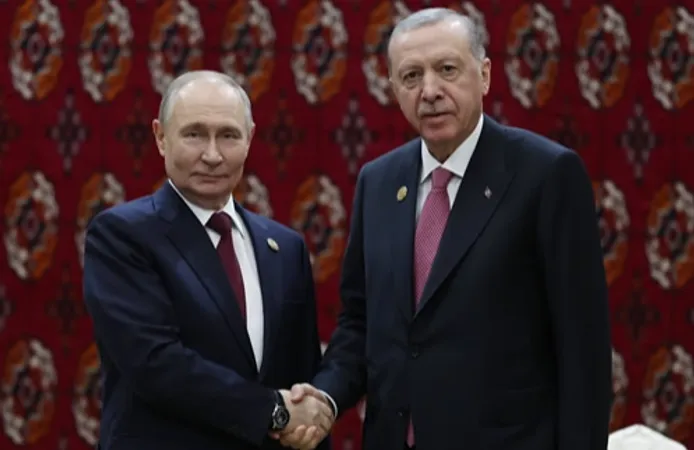 Cumhurbaşkanı Erdoğan, Putin'le Görüştü