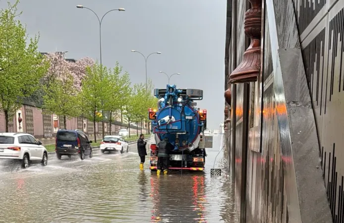 Gaziantep'te Alleben Deresi Taştı!