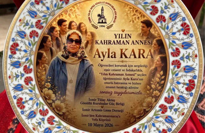 Kahraman Öğretmen Ayla Kara'ya 'Yılın Annesi' Ödülü