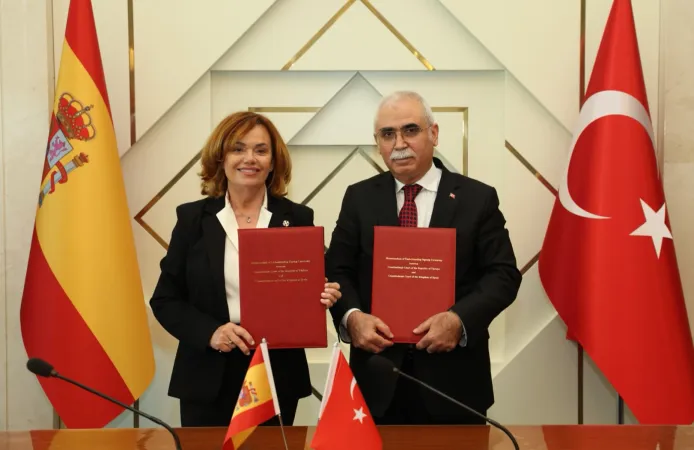 Türkiye Ve İspanya Anayasa Mahkemeleri Arasında İş Birliği Anlaşması İmzalandı