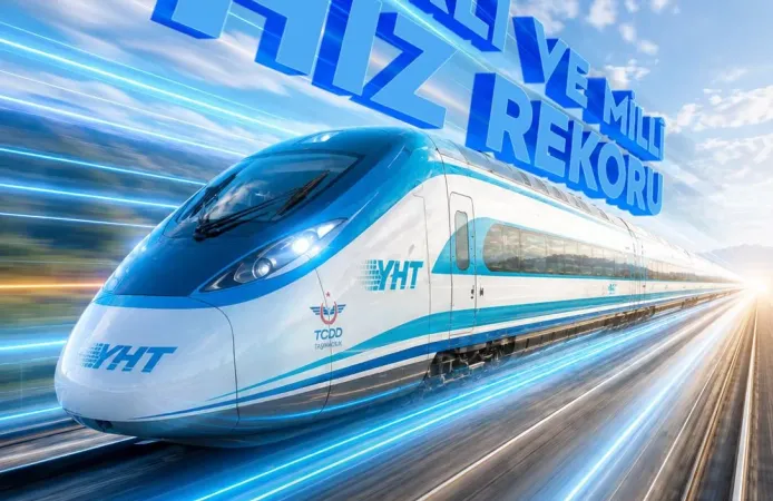 Milli Elektrikli Hızlı Trenden Yeni Rekor... 250 Kilometre Hıza Ulaştı
