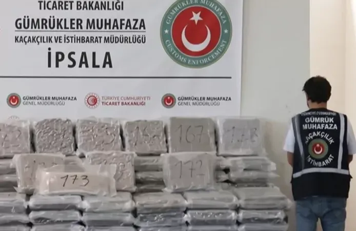 Gümrüklerde 9 Ayda Rekor Operasyon! Uyuşturucuyla Mücadele Hız Kesmiyor