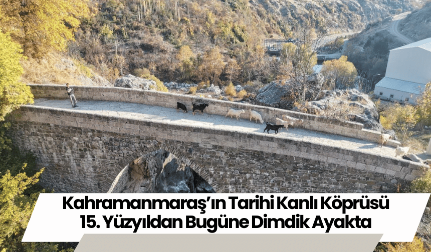 Kahramanmaraş’ın Tarihi Kanlı Köprüsü 15. Yüzyıldan Bugüne Dimdik Ayakta