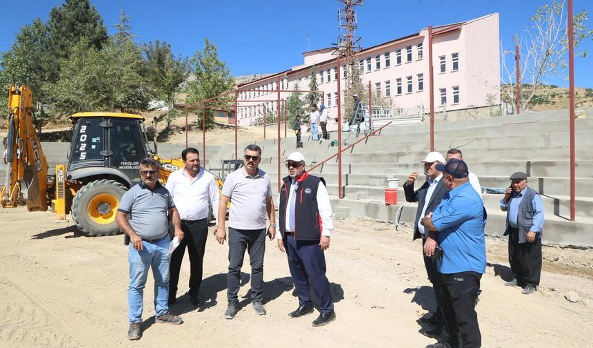 Baydemirli Sahası Güreş Festivaline Hazırlanıyor