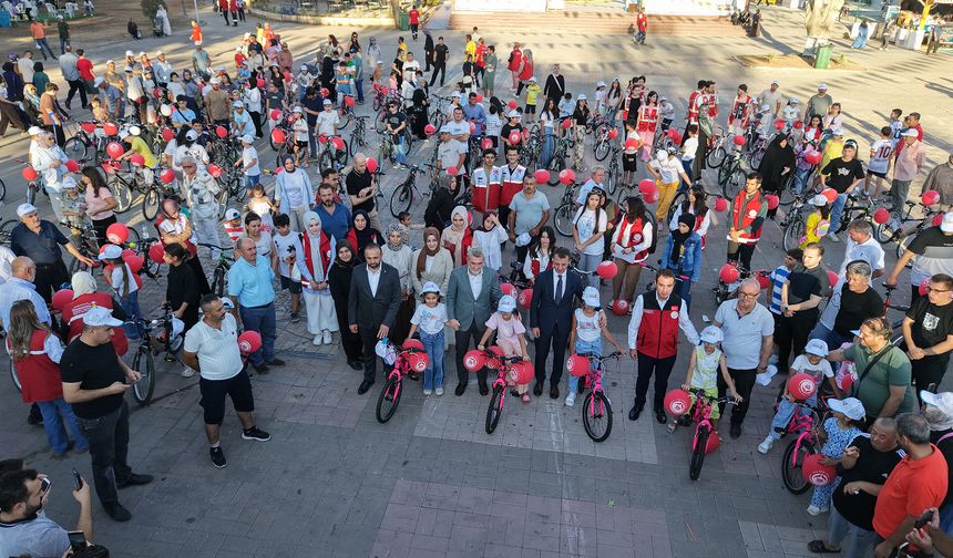 Kahramanmaraş’ta 170 Çocuğa Pedal Sevinci Yaşatıldı