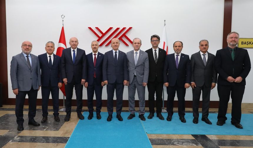 KSÜ Rektörü Yasım’dan YÖK Başkanı Özvar’a Ziyaret