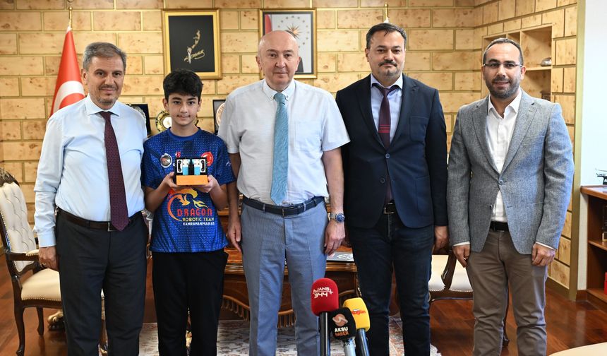 KSÜ ve Kahramanmaraş Teknokent’ten Genç Yeteneğe Sponsorluk Desteği