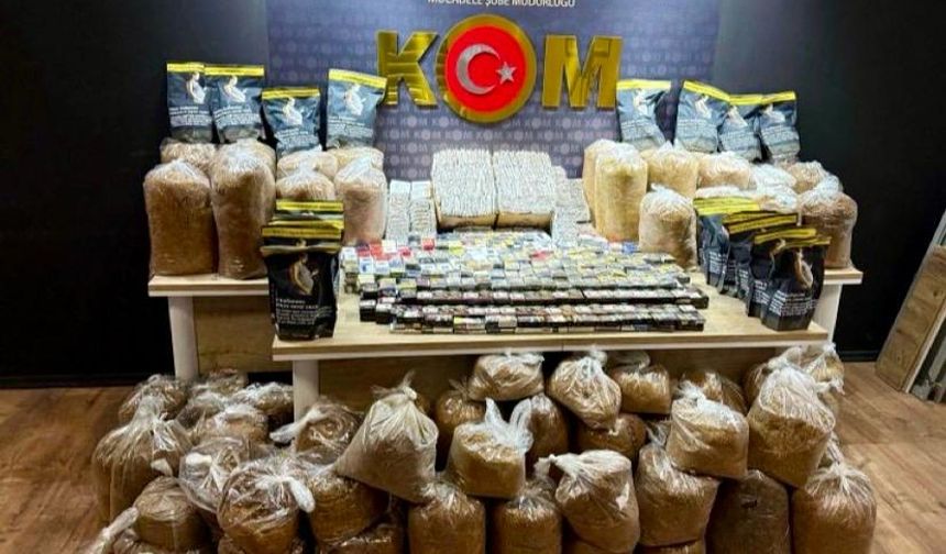 Kahramanmaraş’ta Kaçak Sigara Operasyonunda 11 Gözaltı