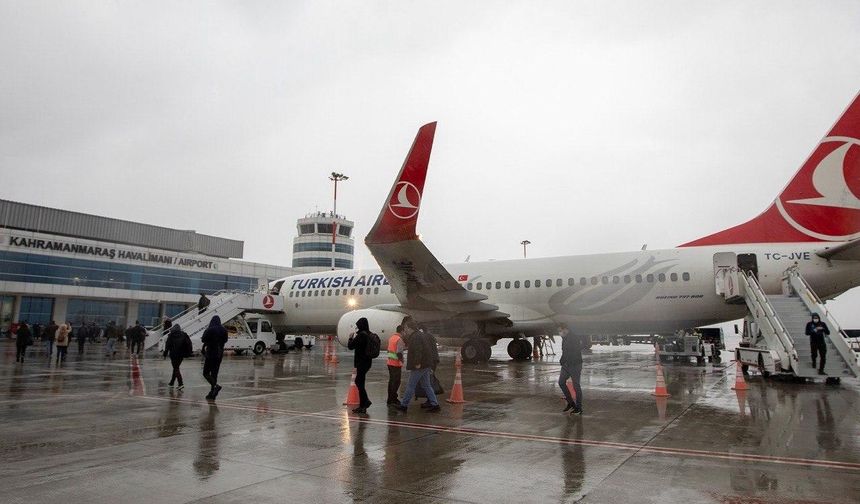 Kahramanmaraş Havalimanı Eylül Ayı Uçuş Rakamları Açıklandı
