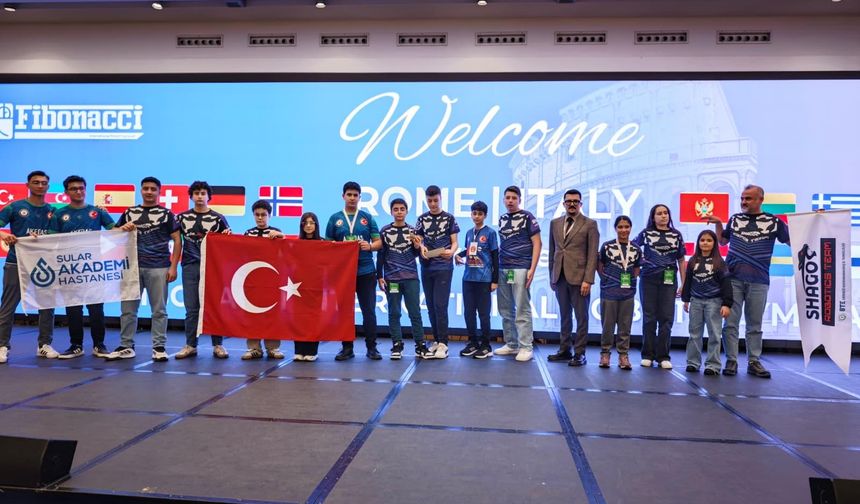 Kahramanmaraşlı Robotik Takımları Roma’da Dünya Şampiyonu Oldu