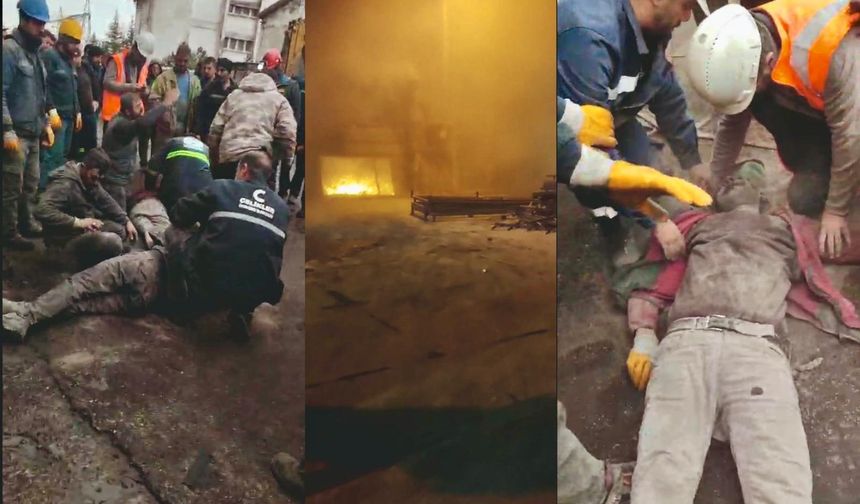 Kahramanmaraş’ta Termik Santralde 21 Metreden Düşen 4 İşçi Yaralandı