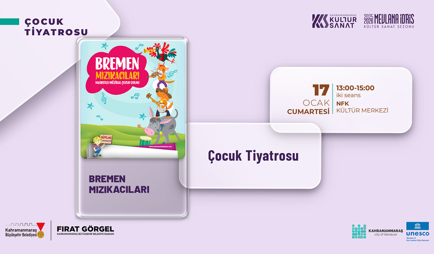 Yarıyıl Tatiline Büyükşehir İmzası; Çocuklara Tiyatro Şöleni