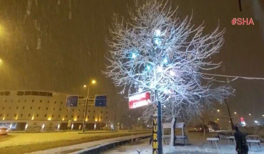 Kahramanmaraş’ın Kuzey İlçelerinde Kar Yağışı Başladı