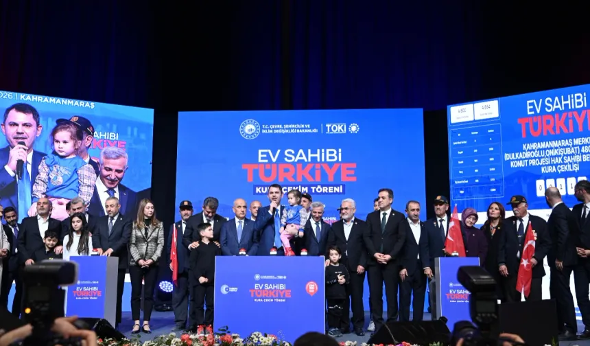 Kahramanmaraş’ta 8 bin 195 Sosyal Konutun Hak Sahibi Belirlendi